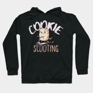 Funny E-Scooter, Cute Kawaii Cookie Driving Scooter Hoodie